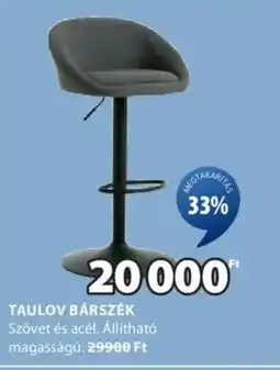 JYSK Taulov bárszék ajánlat
