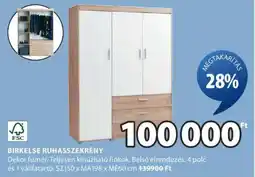 JYSK Birkelse ruhásszekrény ajánlat