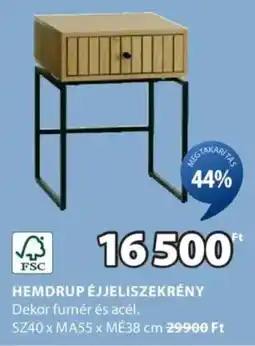 JYSK Hemdrup éjjeliszekrény ajánlat