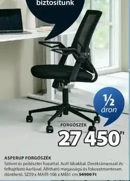 JYSK Asperup forgószék ajánlat