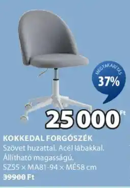 JYSK Kokkedal forgószék ajánlat