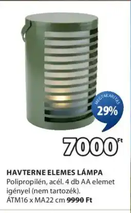 JYSK Havterne elemes lámpa ajánlat