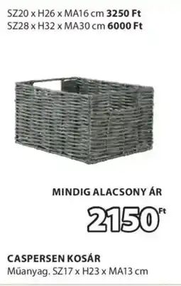 JYSK Caspersen kosár ajánlat