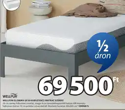 JYSK Wellpur glomma gf30 habszivacs matrac szürke ajánlat