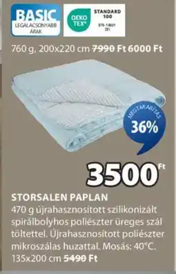 JYSK Storsalen paplan ajánlat