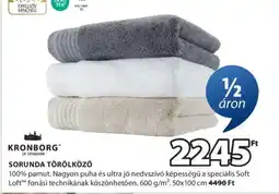 JYSK Kronborg sorunda törölköző ajánlat