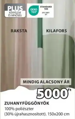 JYSK Zuhanyfüggönyök ajánlat