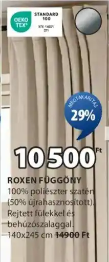 JYSK Roxen függöny ajánlat