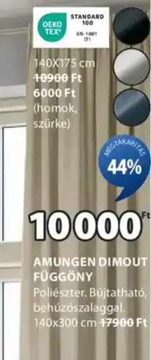 JYSK Amungen dimout függöny ajánlat