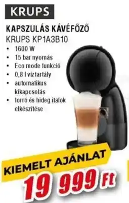 Krups kapszulás kávéfőző