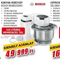 Expert Bosch konyhai robotgép ajánlat