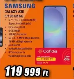 Expert Samsung galaxy a36 6/128 gb 5g ajánlat