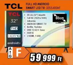 Full hd android tcl smart led tv