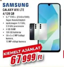 Expert Samsung galaxy a16 lte 4/128 gb ajánlat