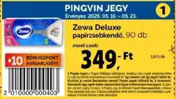 Pingvin Patika Zewa Deluxe papírzsebkendő ajánlat