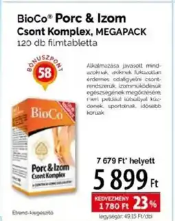 Pingvin Patika Bioco porc & izom csont komplex ajánlat