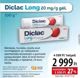 Pingvin Patika Diclac Long gél ajánlat