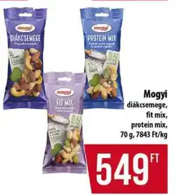 Coop Mogyi diákcsemege, fit mix, protein mix ajánlat