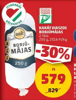PENNY Karát viaszos borjúmájas ajánlat