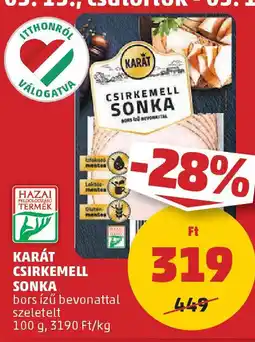 PENNY Karát csirkemell sonka ajánlat