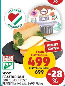 PENNY Sissy pásztor sajt ajánlat