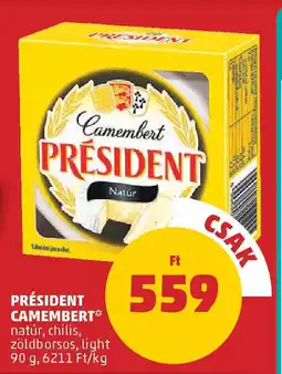 PENNY Président camembert ajánlat