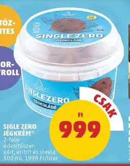 PENNY Sigle zero jégkrém ajánlat