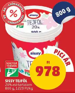 PENNY Sissy tejföl ajánlat
