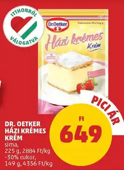PENNY Dr. oetker házi krémes krém ajánlat