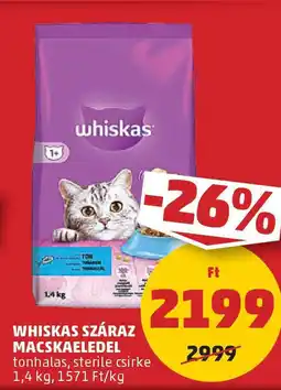 PENNY Whiskas száraz macskaeledel ajánlat
