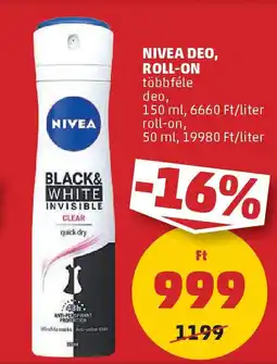 PENNY Nivea deo, roll-on ajánlat