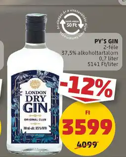 PENNY Py's gin ajánlat
