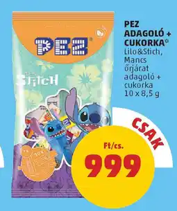 PENNY Pez adagoló + cukorka ajánlat