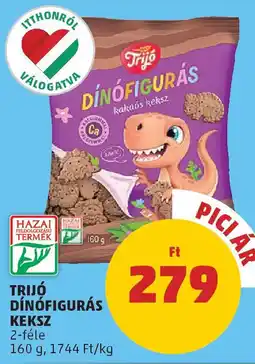 PENNY Trijó dínófigurás keksz ajánlat