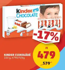 PENNY Kinder csokoládé ajánlat
