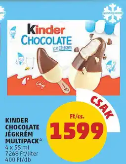 PENNY Kinder chocolate jégkrém multipack ajánlat