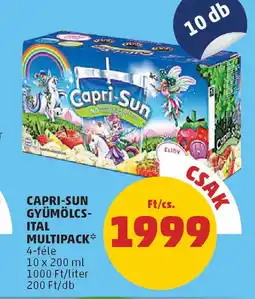 PENNY Capri-sun gyümölcs- ital multipack ajánlat