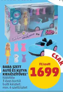 PENNY Baba szett autó és kutya kiegészítővel ajánlat