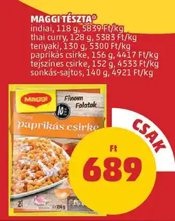 PENNY Maggi tészta ajánlat