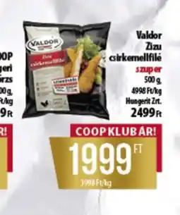 Coop Valdor Zizu csirkemellfilé ajánlat