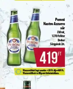 Coop Peroni Nastro Azzurro sör ajánlat