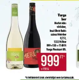 Coop Varga bor ajánlat
