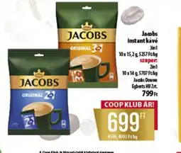 Coop Jacobs instant kávé ajánlat
