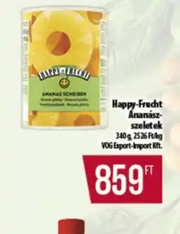 Coop Happy-Frucht Ananász szeletek ajánlat