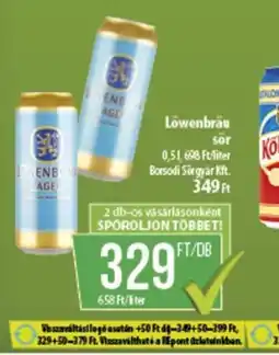 Coop Löwenbräu sör ajánlat