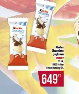 Coop Kinder Chocolate Jégkrém ajánlat