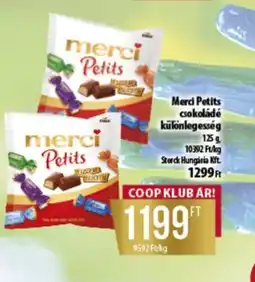 Coop Merci Petits csokoládé különlegesség ajánlat
