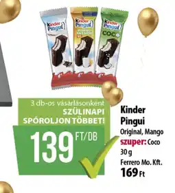 Coop Kinder Pingui ajánlat