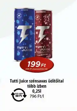 Real Tutti Juice szénsavas üdítőital ajánlat