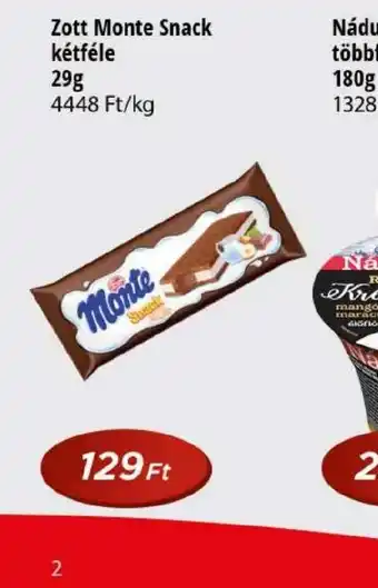 Real Zott Monte Snack ajánlat